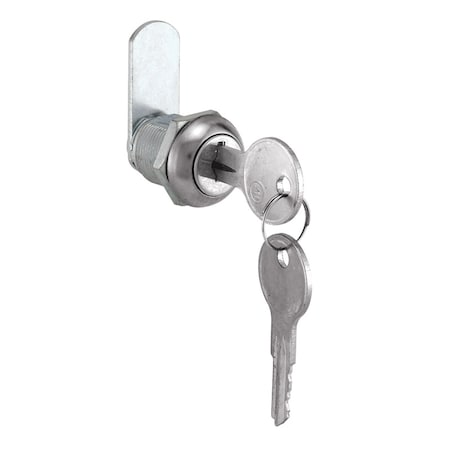 Prime-Line Prime-Line Chrome Silver Stainless Steel Cabinet/Drawer Lock CCEP 9941KA